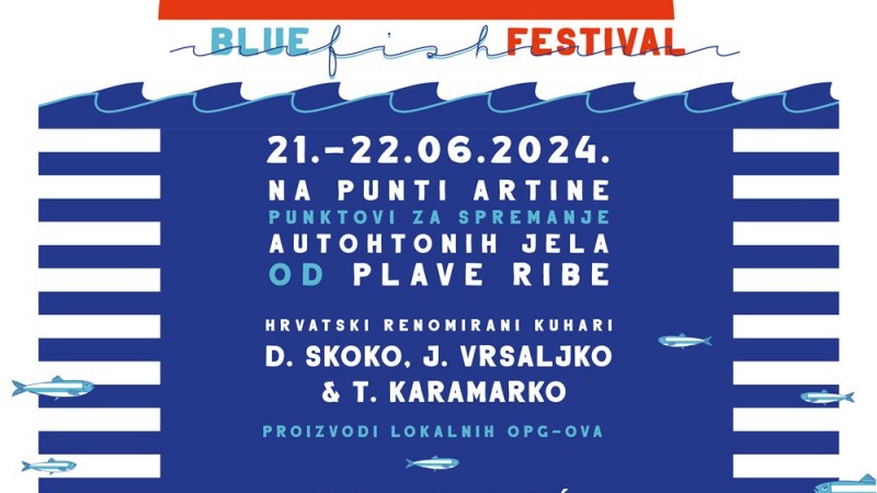 Blue Fish Festival od 21. do 22. 6. 2024. na punti Artine u Kalima