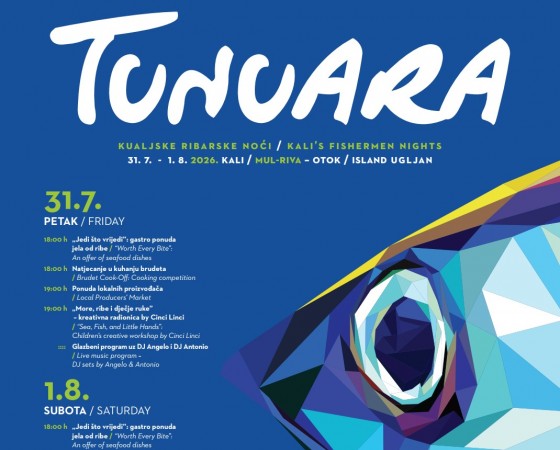 Program Kualjskih ribarskih noći – Tunuare 2026., 31. 7. – 1. 8.